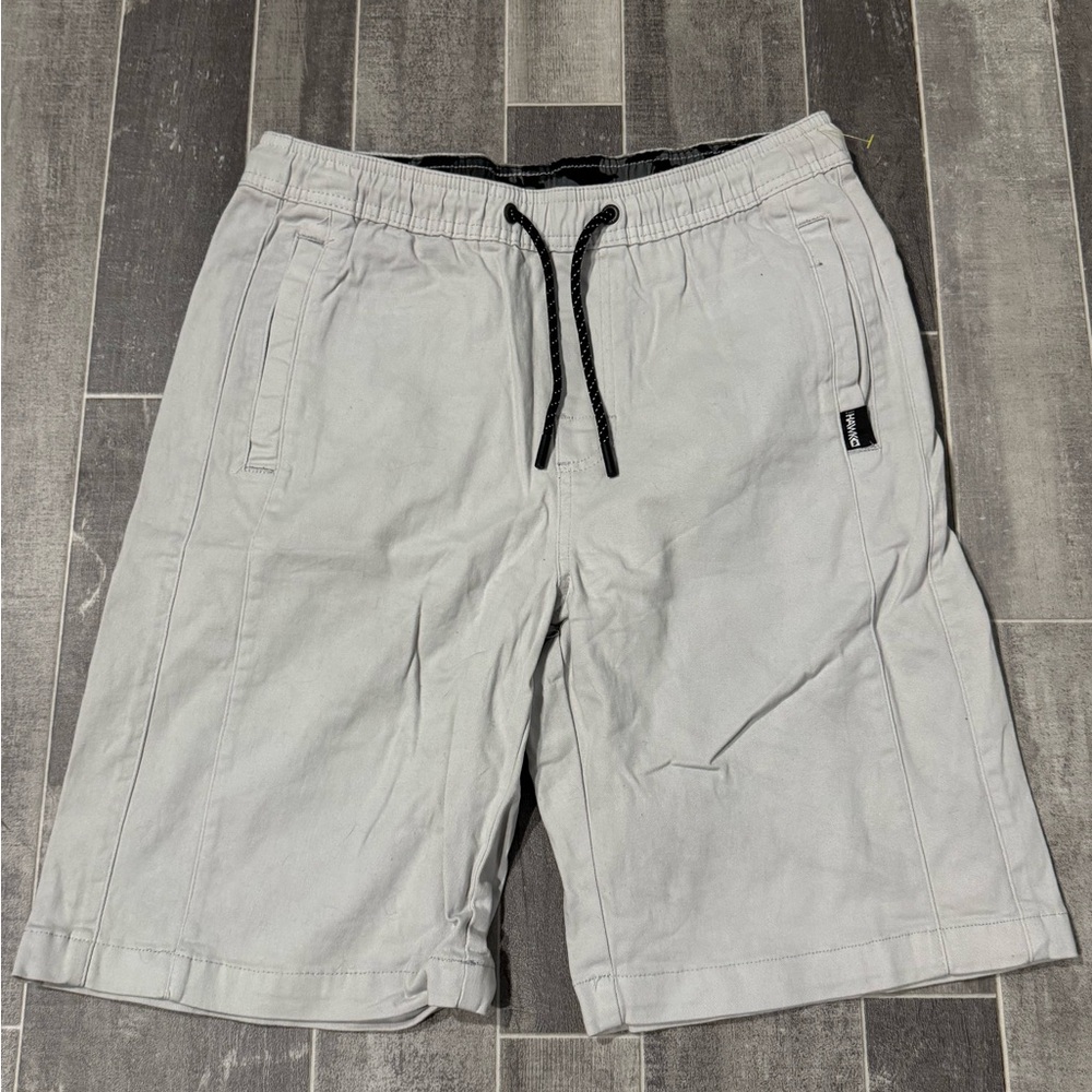 Light Gray Casual Shorts